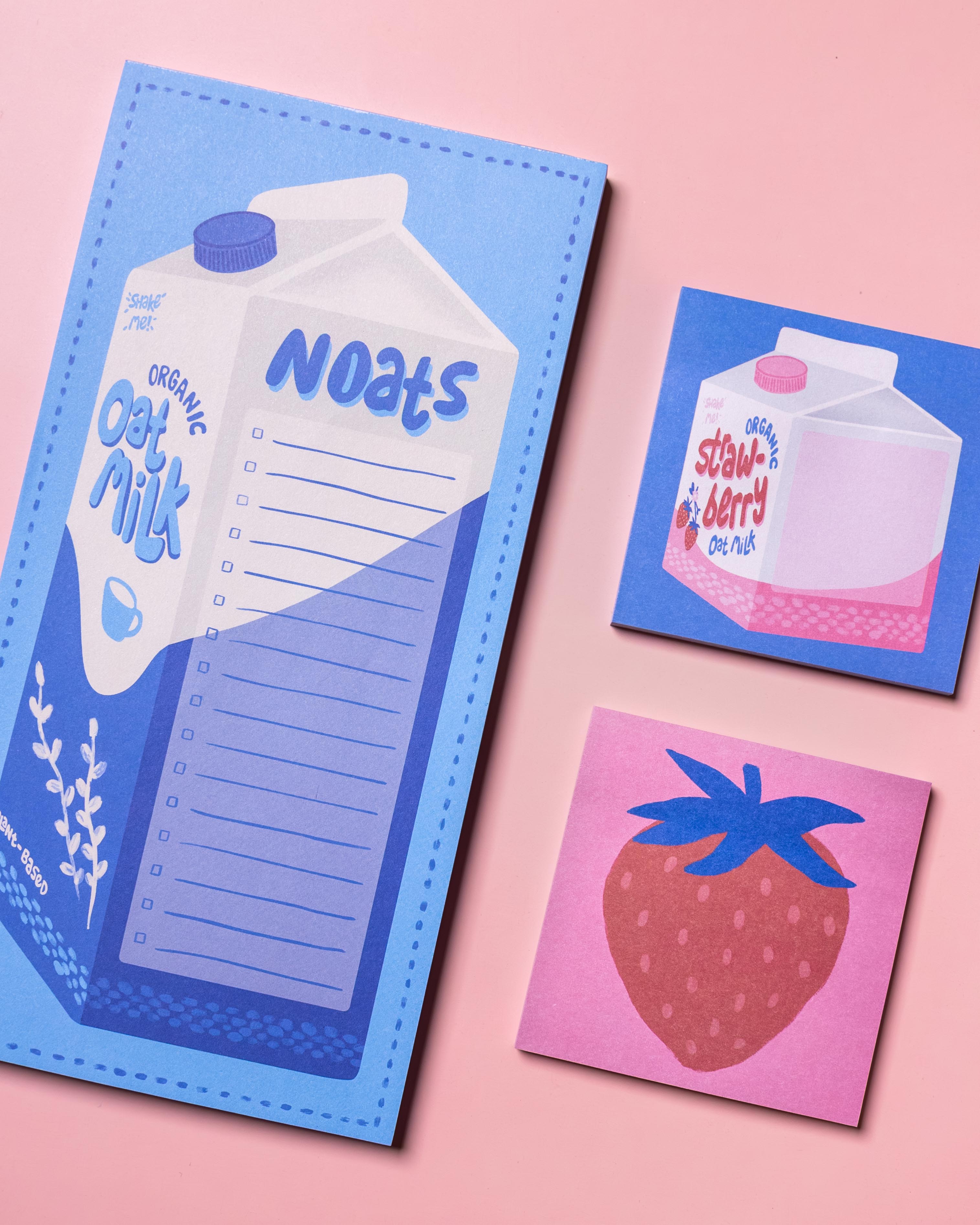 Berries & Cream Sticky Note Set