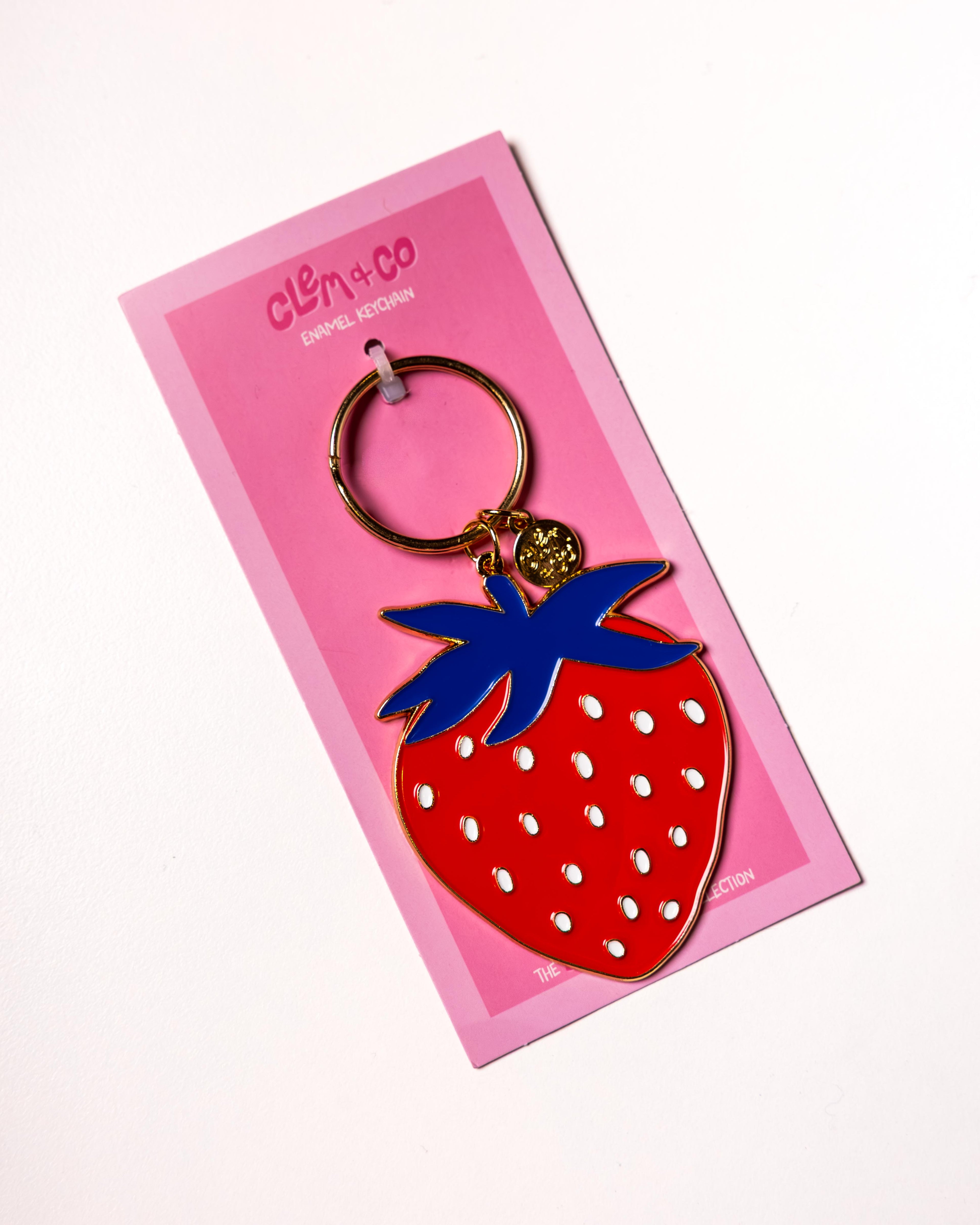 Strawberry Bag Charm