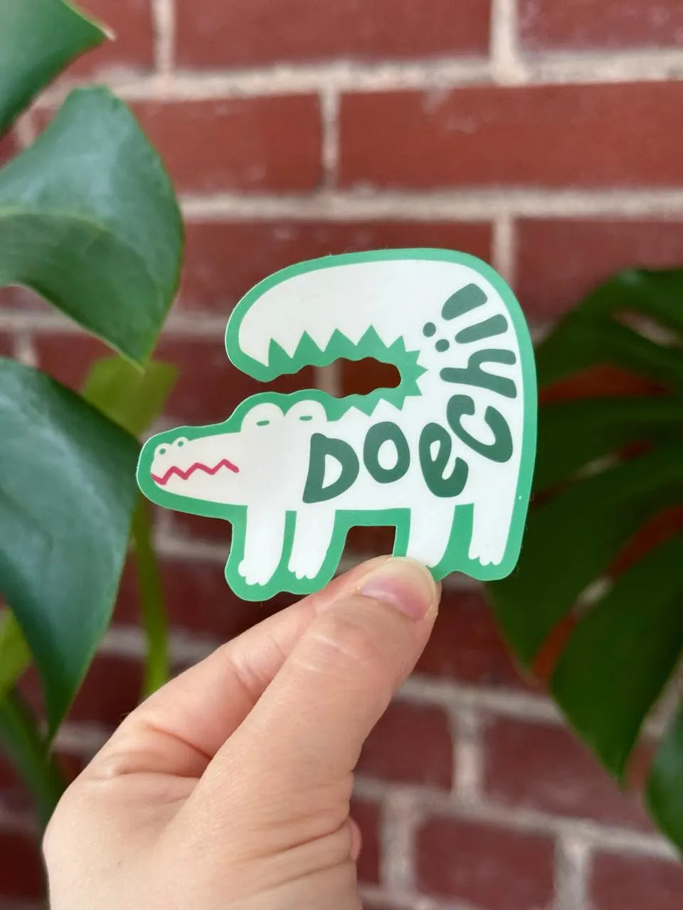 Doechii the Swamp Princess Alligator Sticker