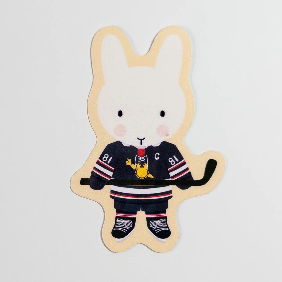 Hockey Romance Clem the Bun Stickers