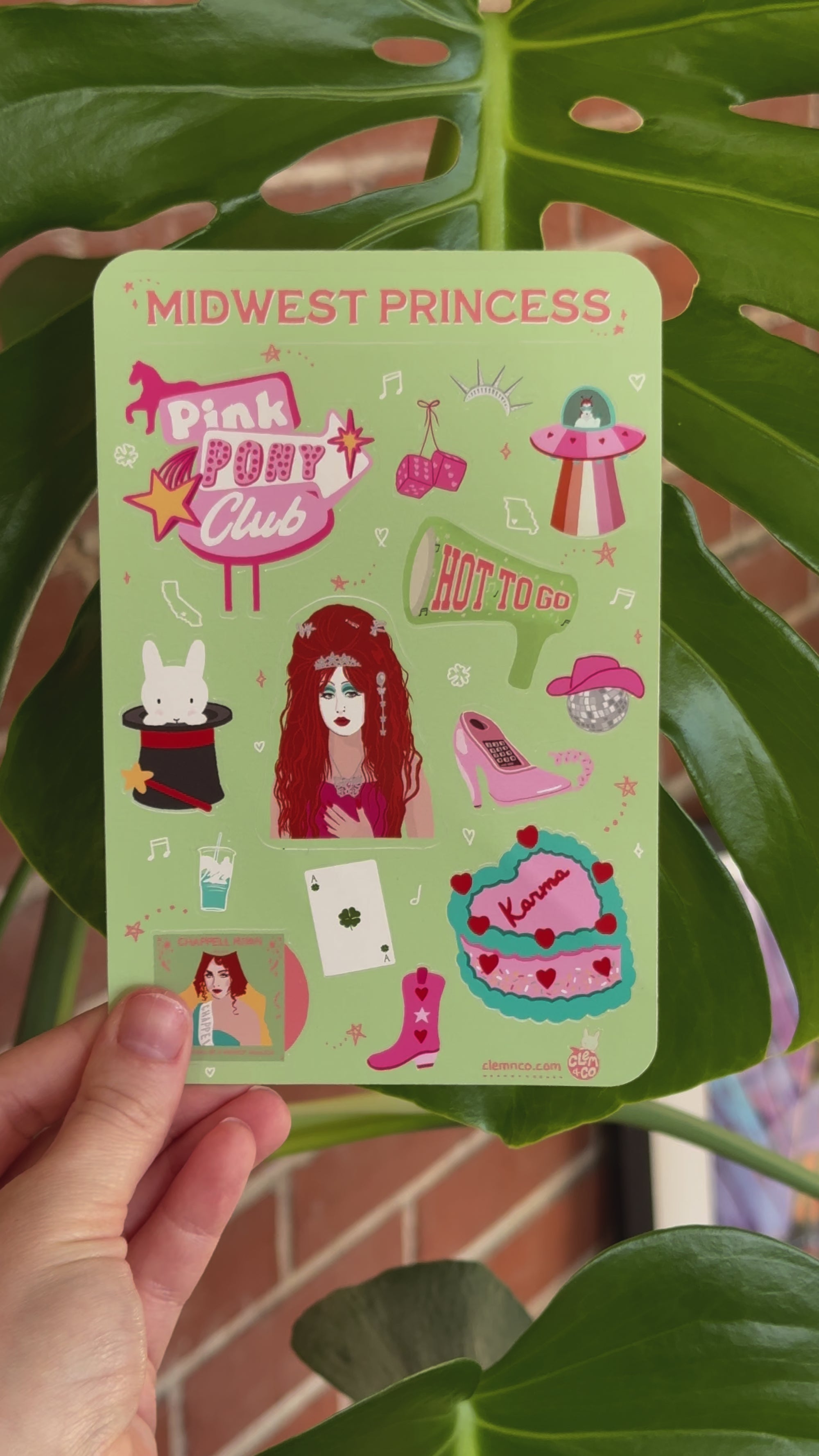 Midwest Princess Sticker Sheet