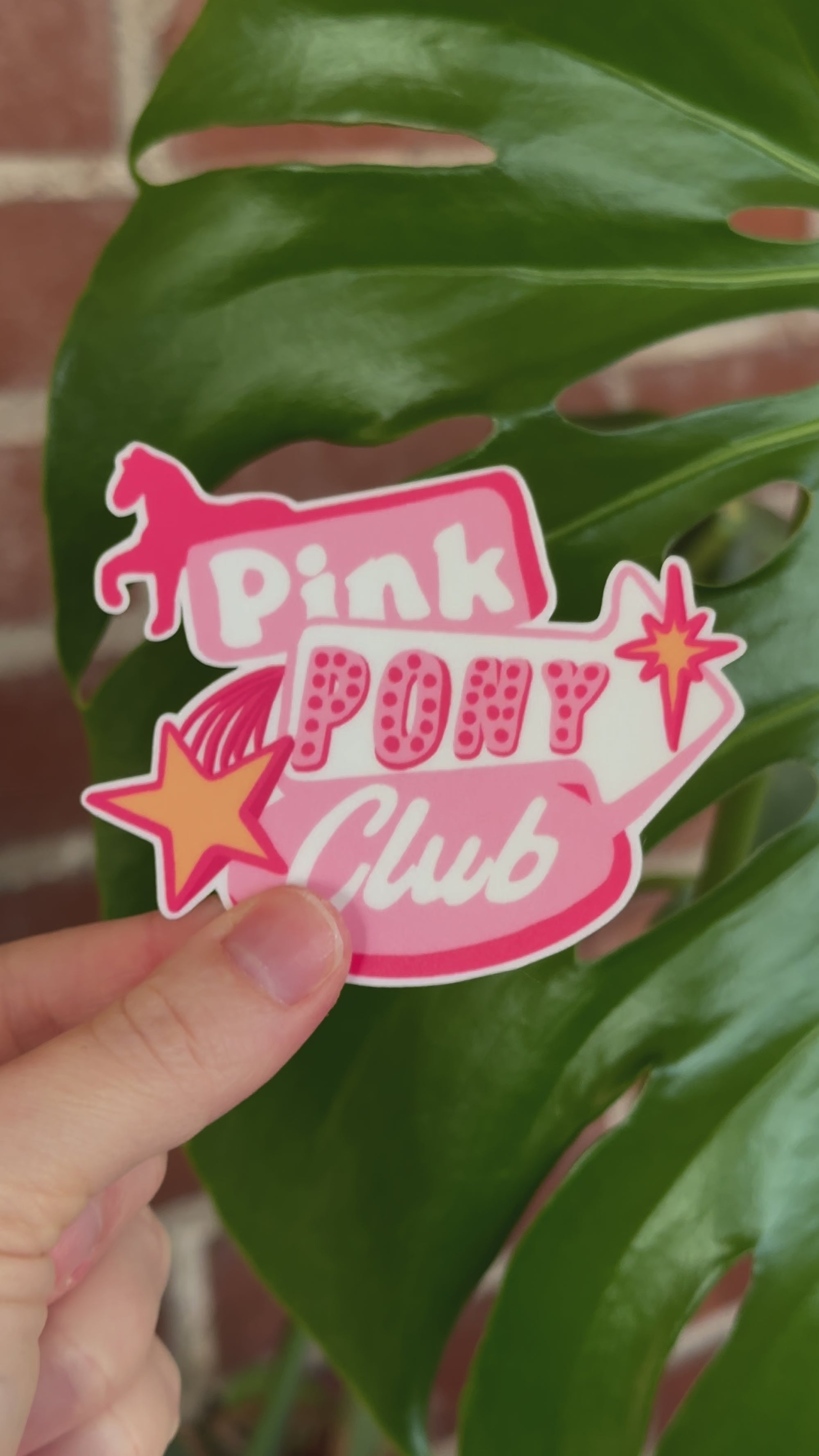 Pink Pony Club Sticker