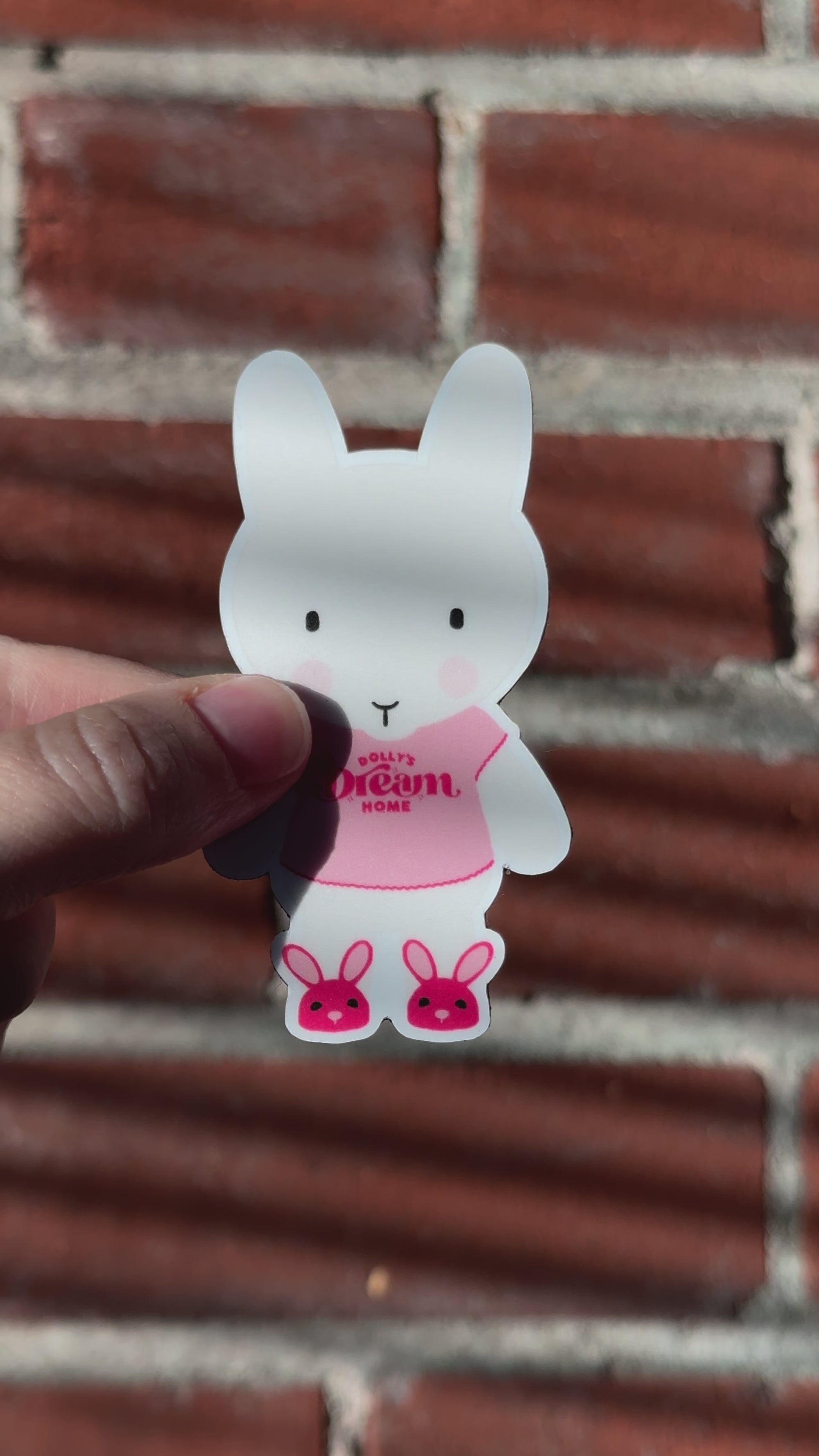 Dolly's Dream Home Rabbit Rescue Clem the Bun Magnet